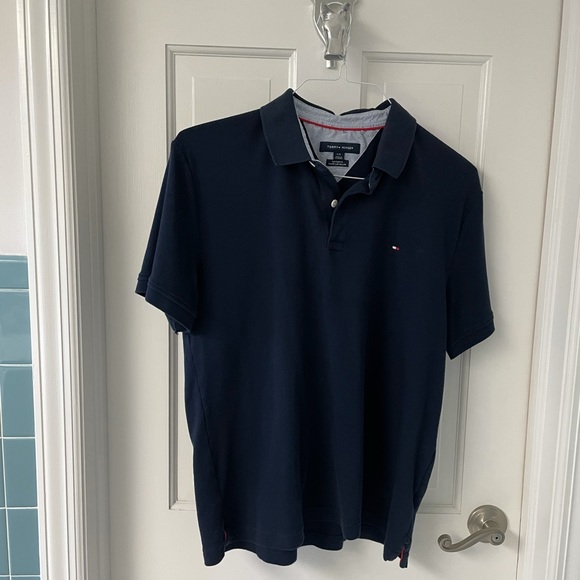 Men’s navy blue Tommy Hilfiger Shirt - Picture 2 of 4